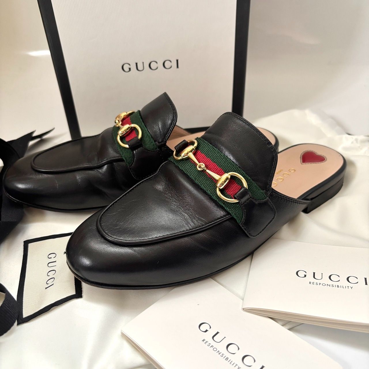 グッチ(GUCCI)グッチ プリンスタウン ホースビット サンダル 靴