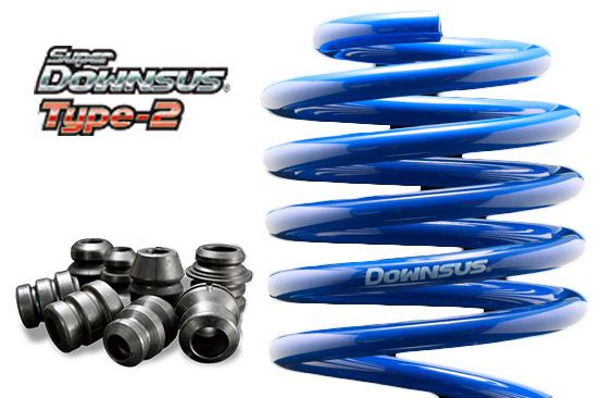 ESPELIR スーパーダウンサス Type-2 スプリングキット【ラバーセット】 ESF-1852＋BR-1355F＋BR-1355R スバル サンバーバン オープンデッキ S331Q KF AWD