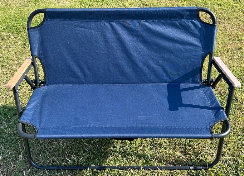 GENERIC OUTDOOR 折りたたみベンチチェア ネイビー アウトドア