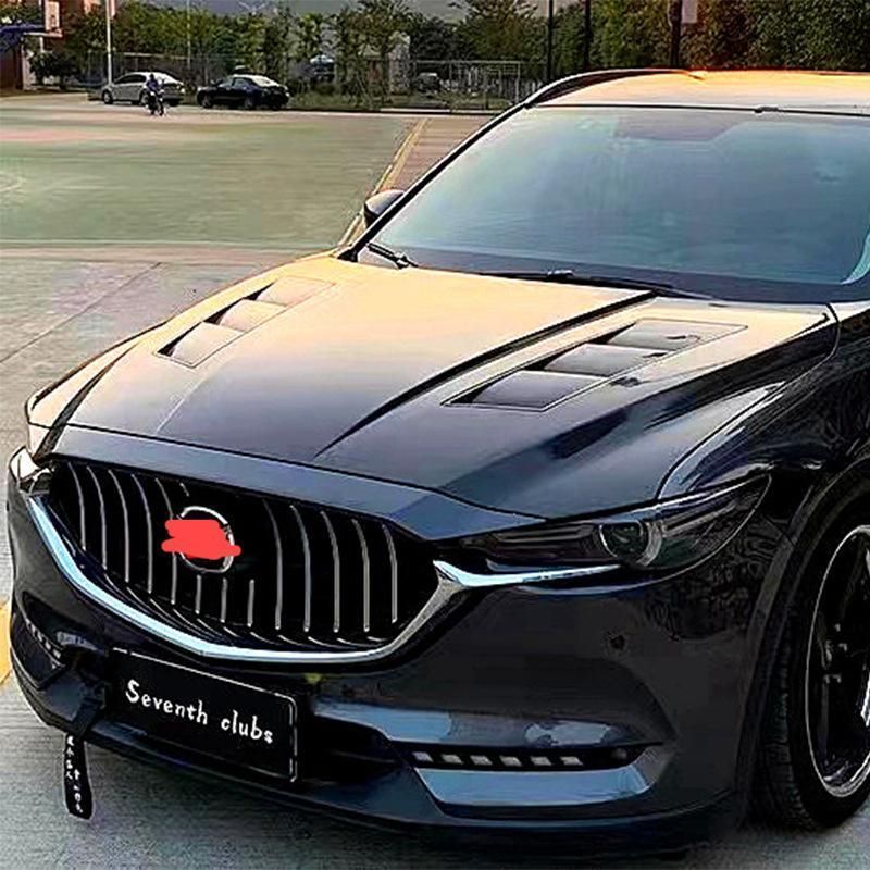 幸運 マツダ CX-5 KF系 KG系 社外 フロントグリル フロントバンパーシグネチャーウイング シルバーメッキエアロ CX5CYB82売れ筋商品