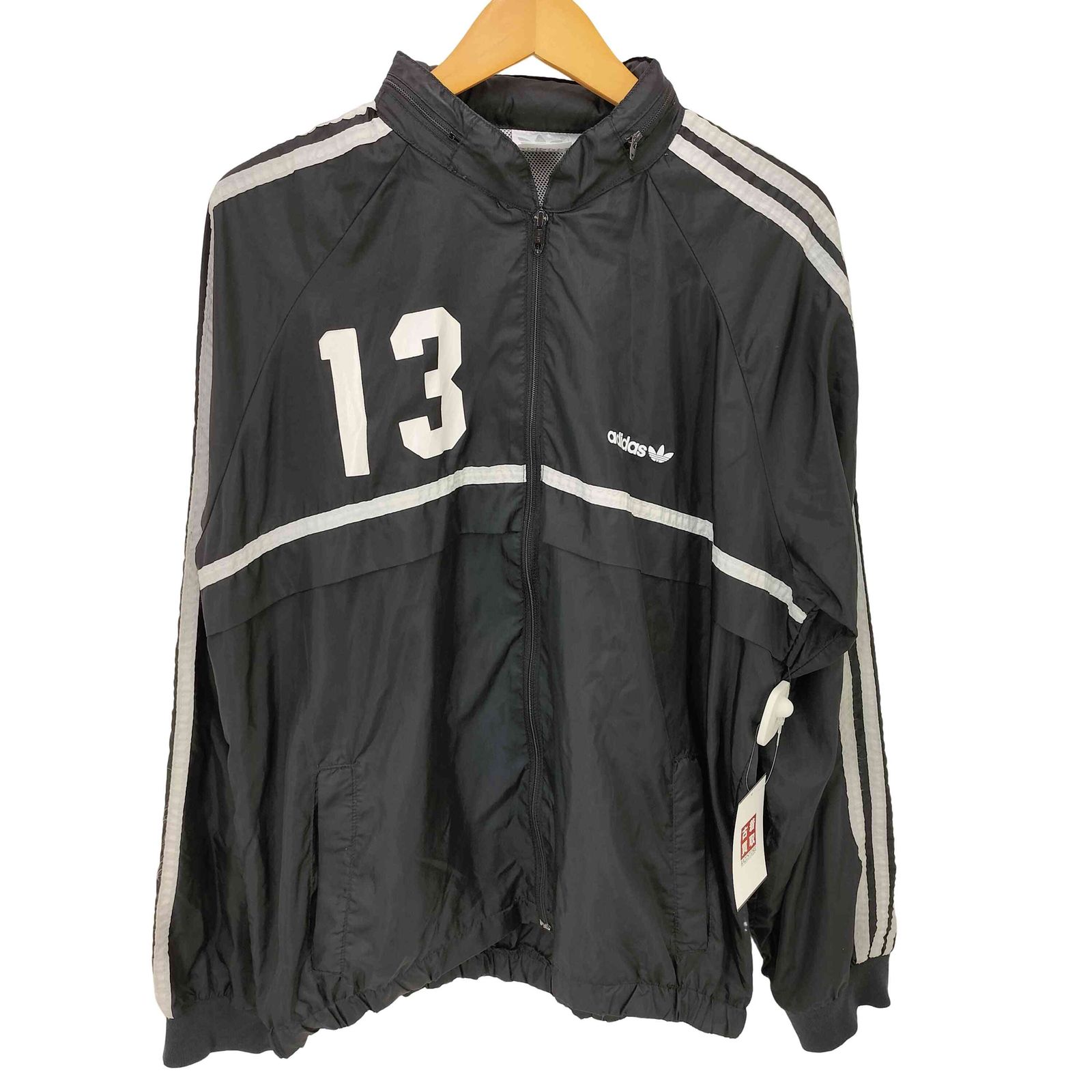 アディダス adidas 80S トレフォイルロゴ 裏地メッシュ ナンバリング 