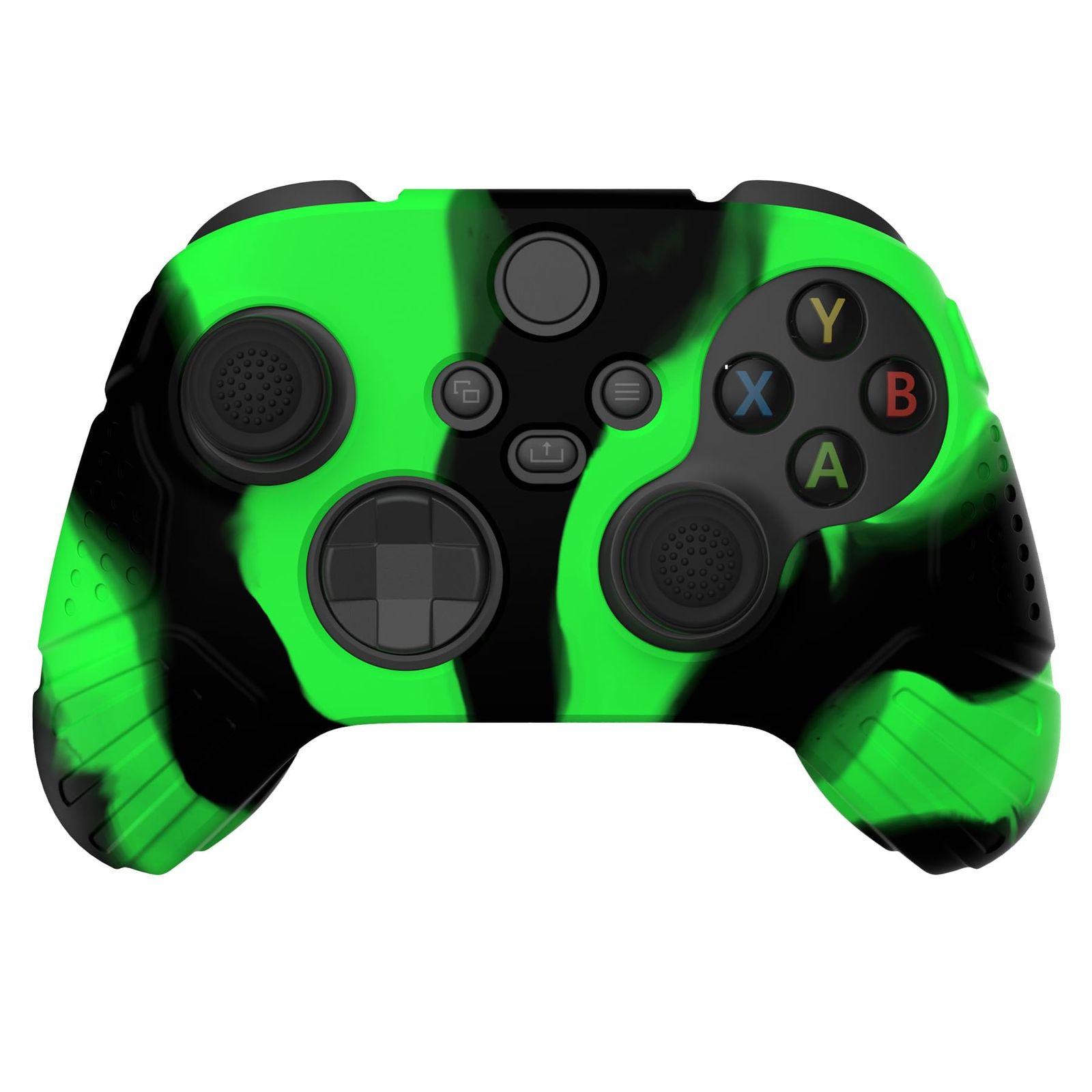 eXtremeRate PlayVital Guardian Edition ミッドナイトブルー 人間工学ソフト 滑り止め コントローラー シリコンケースカバー Xbox Series X/S用 ジョイスティック [ダークブルー(Midnight Blue)]