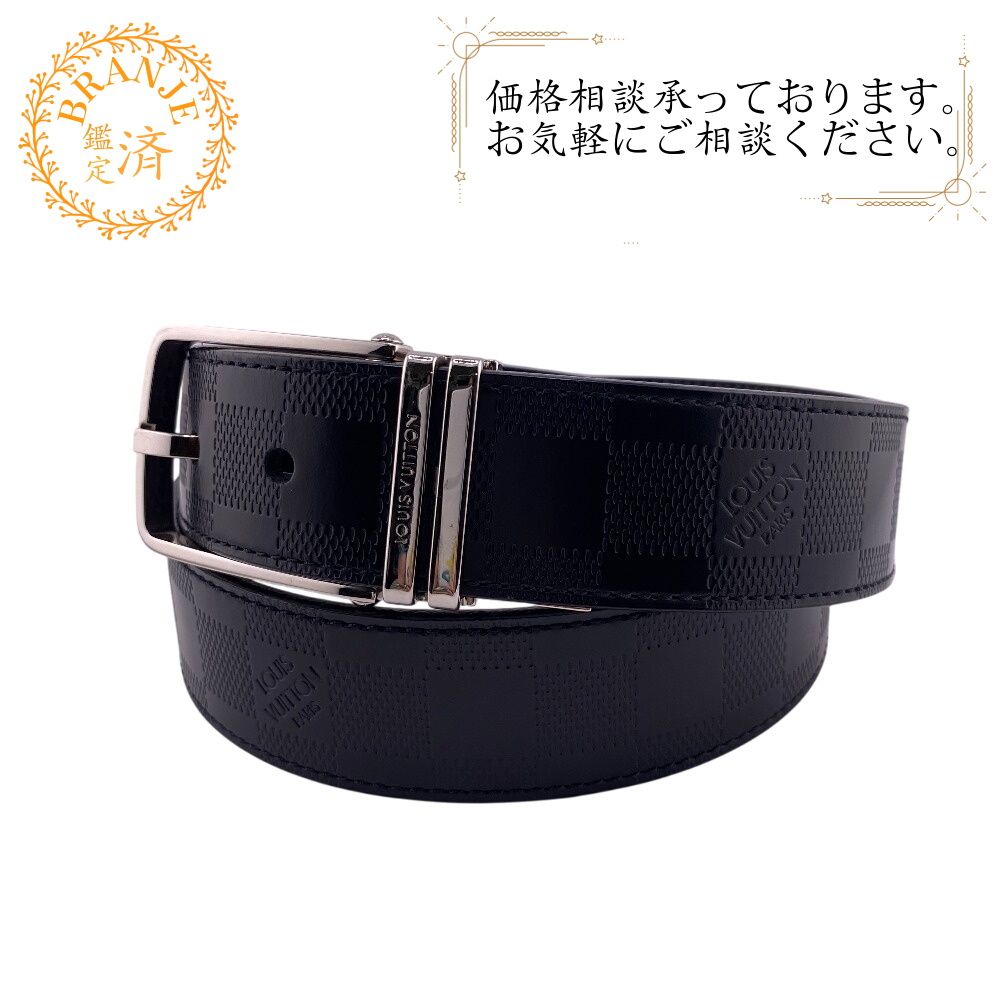 ５％OFF フォロワークーポン LOUIS VUITTON ルイヴィトン ルイヴィトン ルイビトン M9674 アンフィニ サンチュール ボストン ダミエ ベルト ブランド ジーンズ ワンピース カジュアル ビジネス ブラック メンズ おすすめ 人気