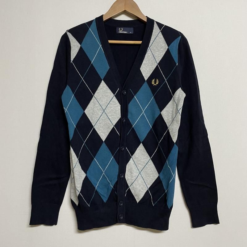 FRED PERRY セーター Vネック アーガイル柄 - 通販 - wood-let.com