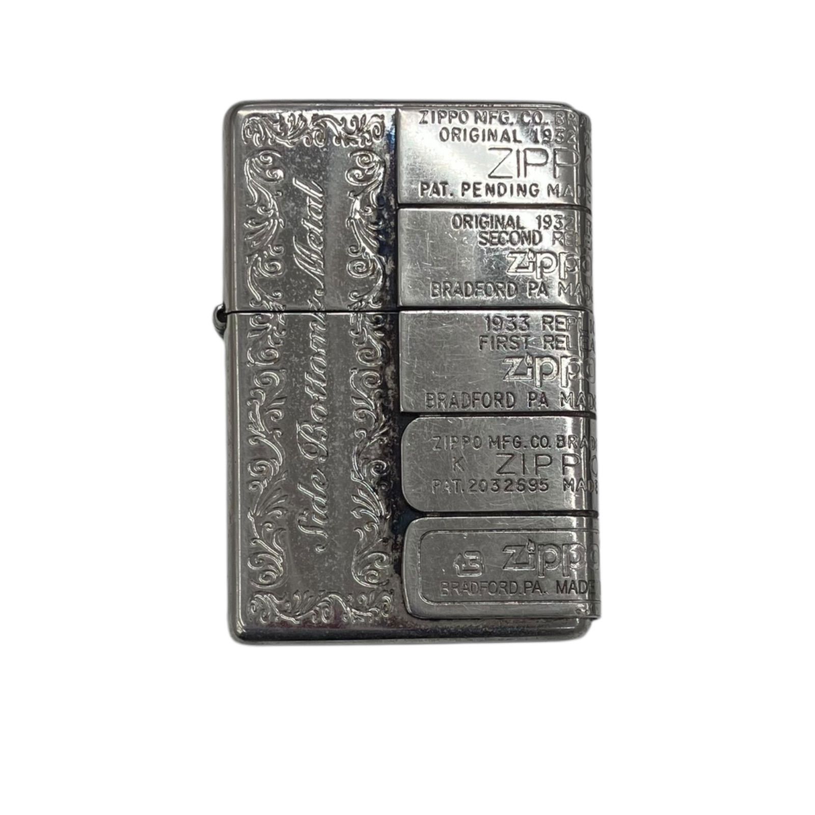 170590 ZIPPO ジッポー ボトムメタル BM-333NI 2012年製