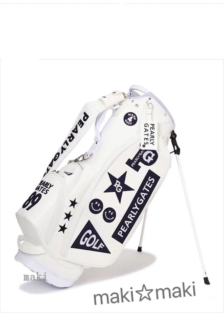 PEARLY GATES 30周年記念キャディバッグ ホワイト PEARLY GATES - 【週末限定】パーリーゲイツの30周年記念キャディ