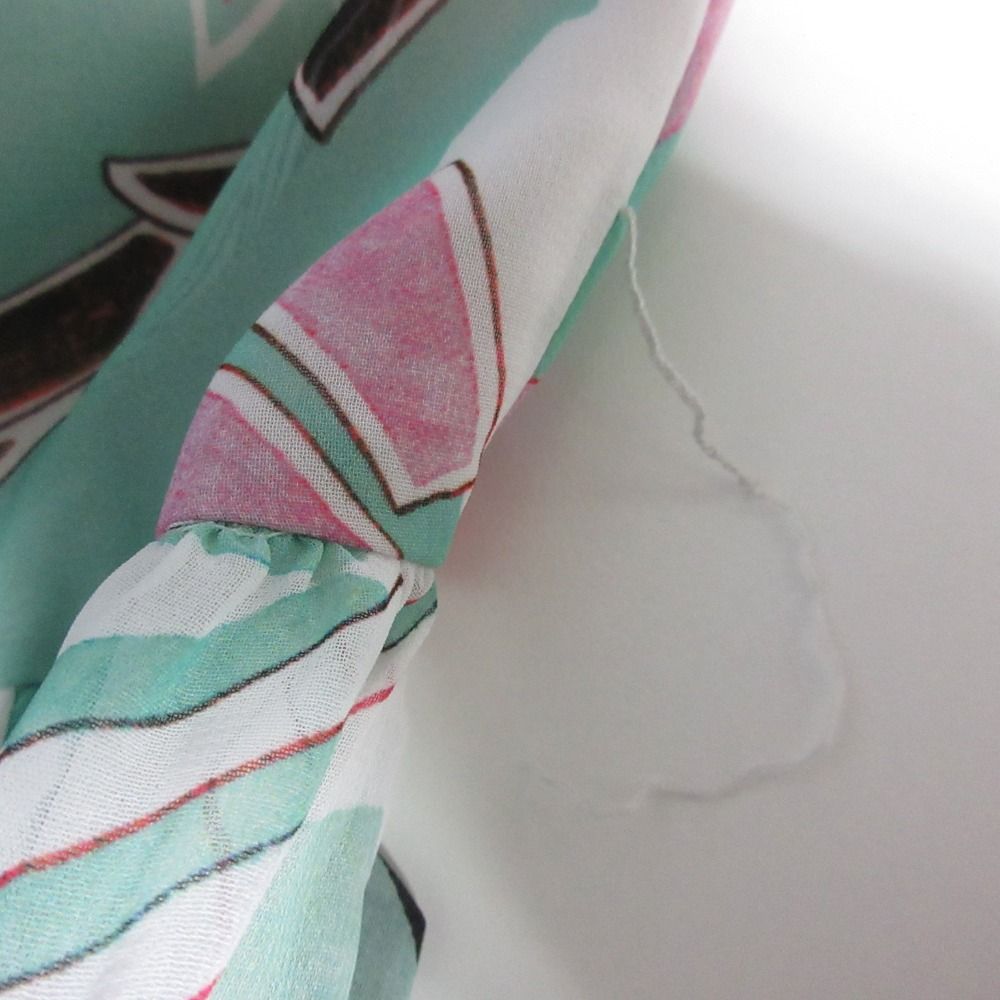 未使用 GRACE CLASS グレースクラス グレースコンチネンタル 24SS アールデコリゾートプリントワンピース 0224131013 36 ピンク レディース 古着  USED