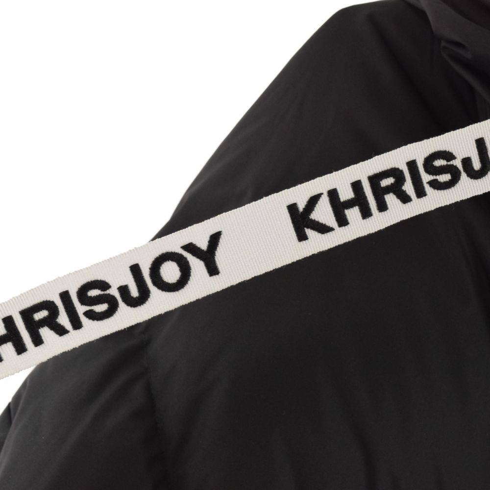 KHRISJOY クリスジョイ Logo Tape Zip ダウンジャケット KHRISJOY クリスジョイ Logo Tape Zip ダウンジャケット
