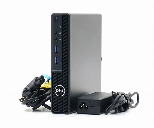 DELL OptiPlex 3080 Micro Core i3-10100T 3.00GHz 8GB 256GB(SSD) HDMI/DisplayPort/アナログRGB出力 Windows11 Pro 64bit 中古