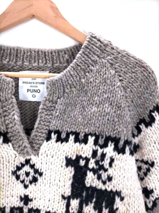 【値下げ】FREAK&#39;S STORE ハンドニットカウチン improves セーター ニット カウチンセーター メンズ レディース