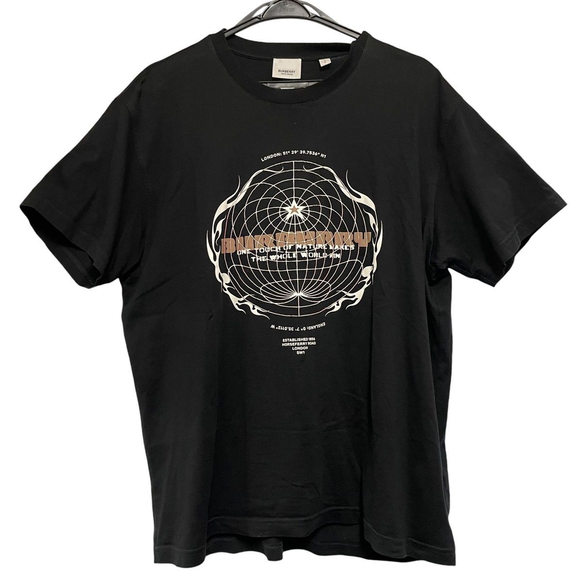 中古】 BURBERRY バーバリー 8048289 ロゴグラフィックプリント 