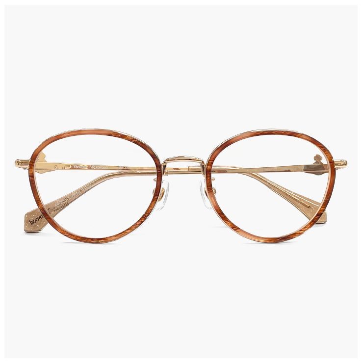 ヴィヴィアン ウエストウッド メガネ 40-0034 c02 Vivienne Westwood レディース 眼鏡 40-0034-2 丸メガネ ボストン 型 セル巻き オーブ ブラウンササ ダミーレンズ発送