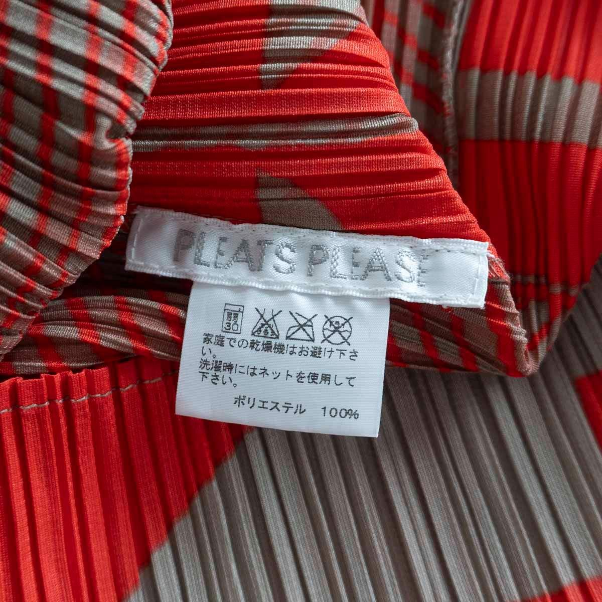 極美品】 PLEATS PLEASE【柄 カットソー】 プリーツプリーズ イッセイミヤケ ISSEY MIYAKE u2409166 - メルカリ