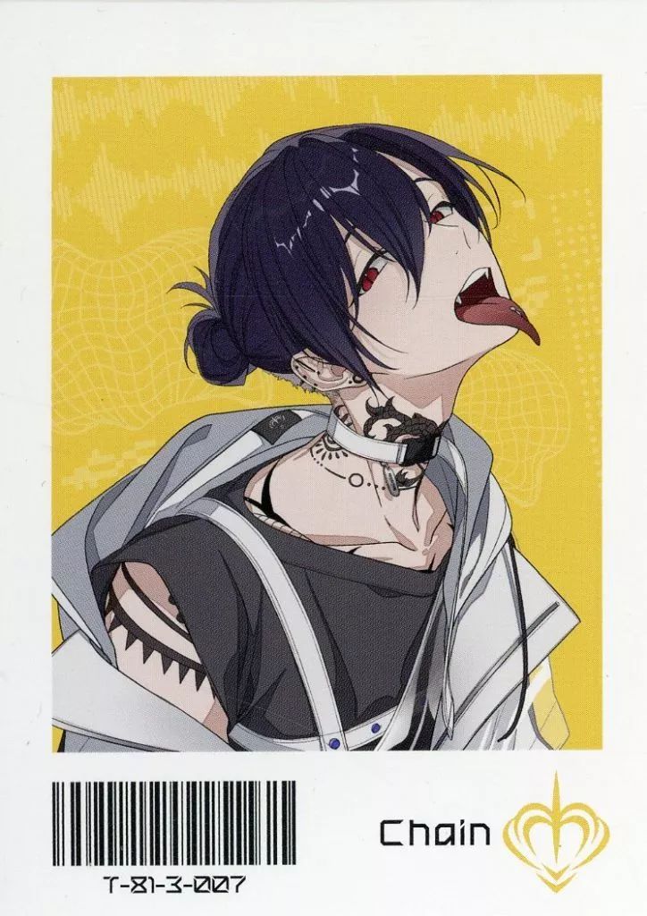 Vプレミア男子♡トレカ 中古】キャラカード チェイン(ノーマル) ランダムチェキ風トレカ 「CD