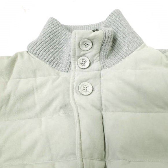 HERNO ヘルノ 20AW イタリア製 ゴートスエードレザー × シルクカシミヤ