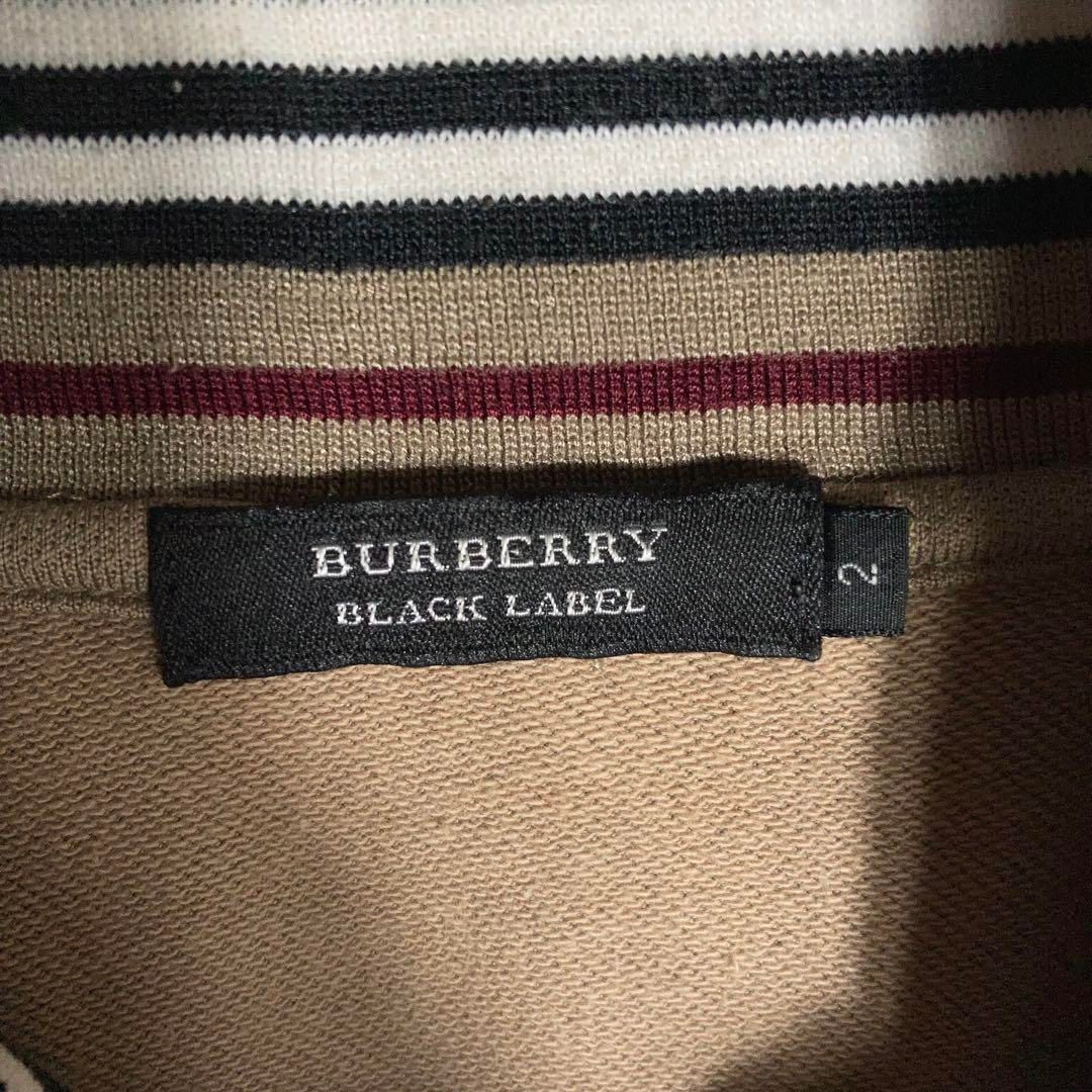 バーバリーブラックレーベル✨️美品 トラックジャケット Mサイズ ブラウン Burberry Black Label トラックジャケット ジャージ サイズ2