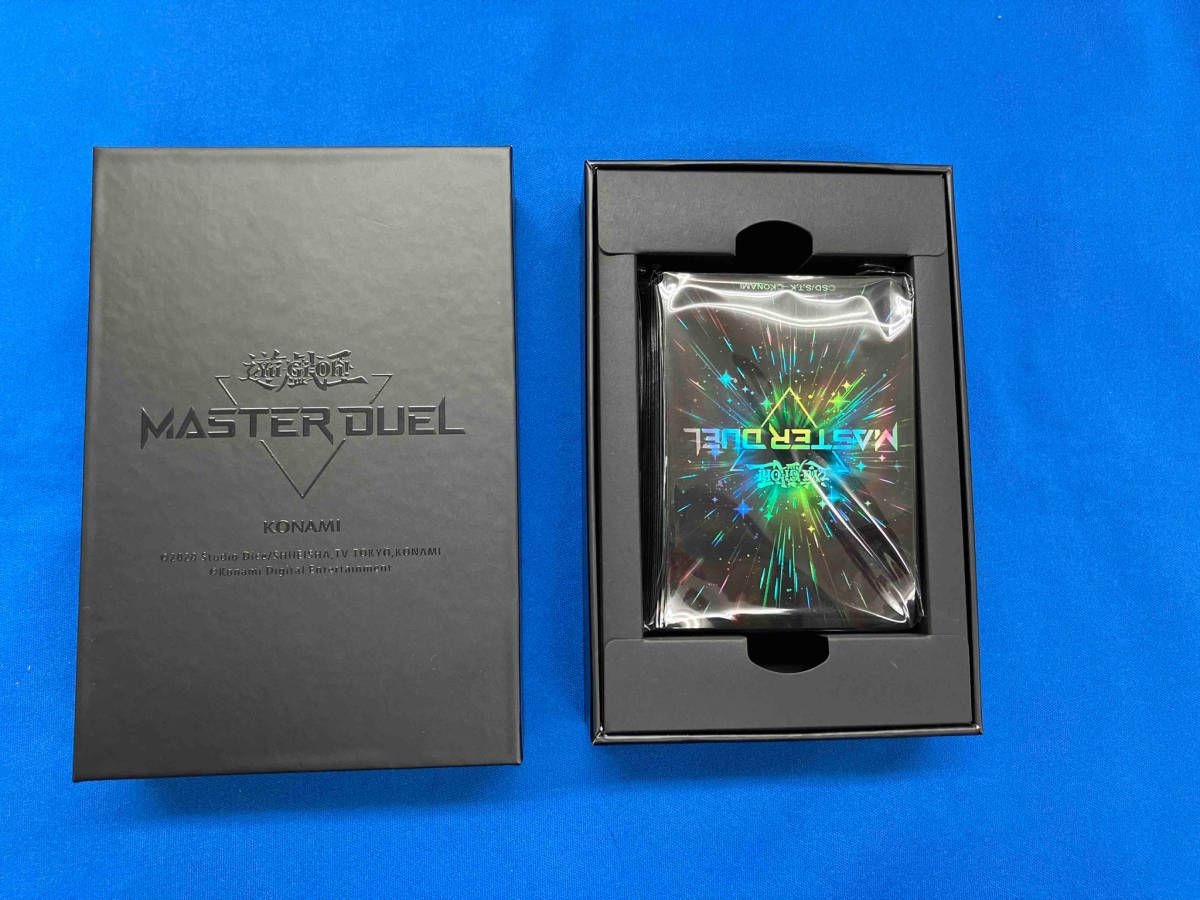 遊戯王　MASTER DUEL  スリーブ　ブラック スリーブ『MASTERDUELブラック(特製ケース、当選通知書付)』100