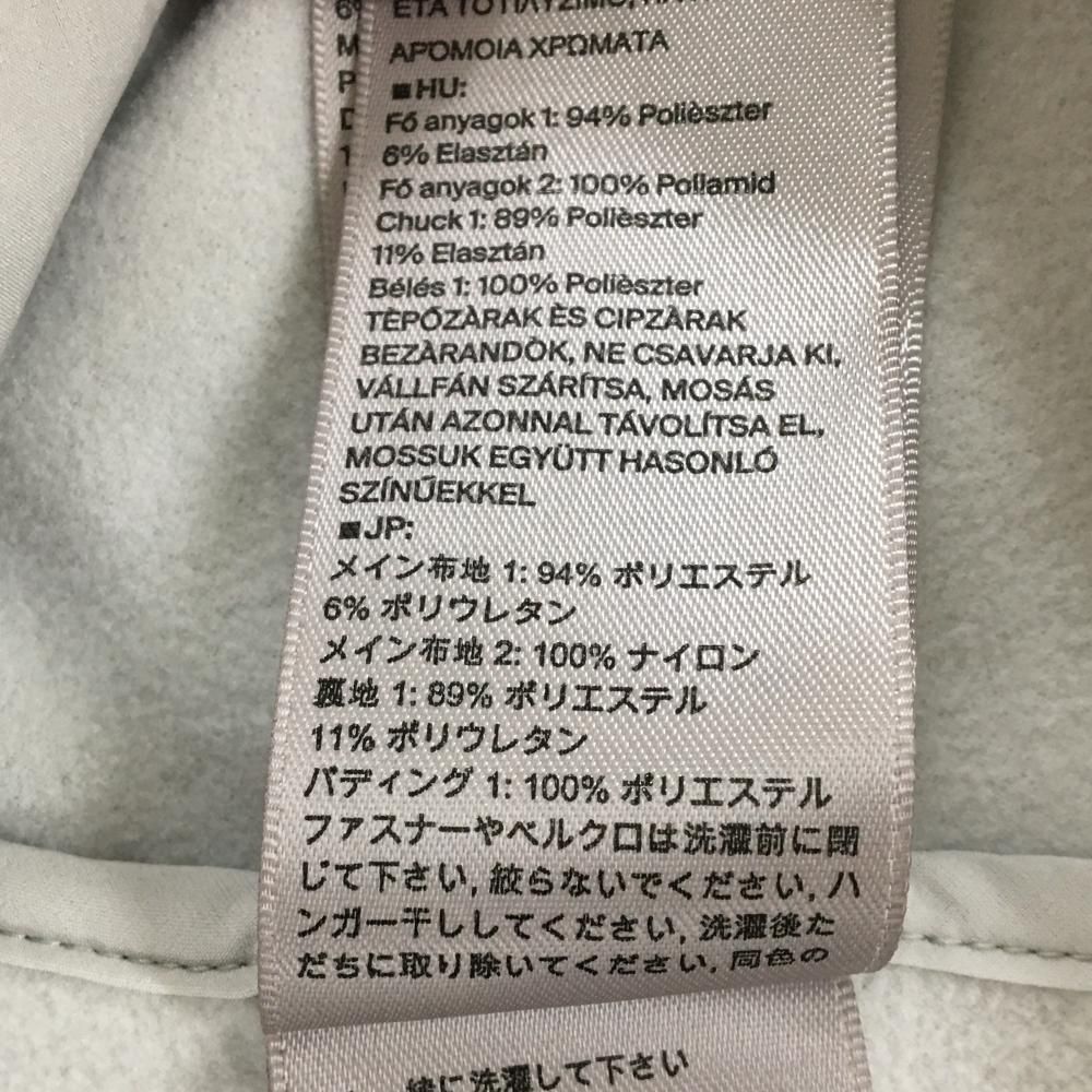 超美品】チュース 中綿切替ジャケット グレー 前身頃中綿 裏起毛