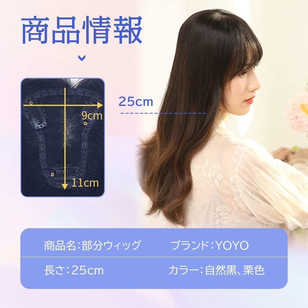 ポイントウィッグ 人毛