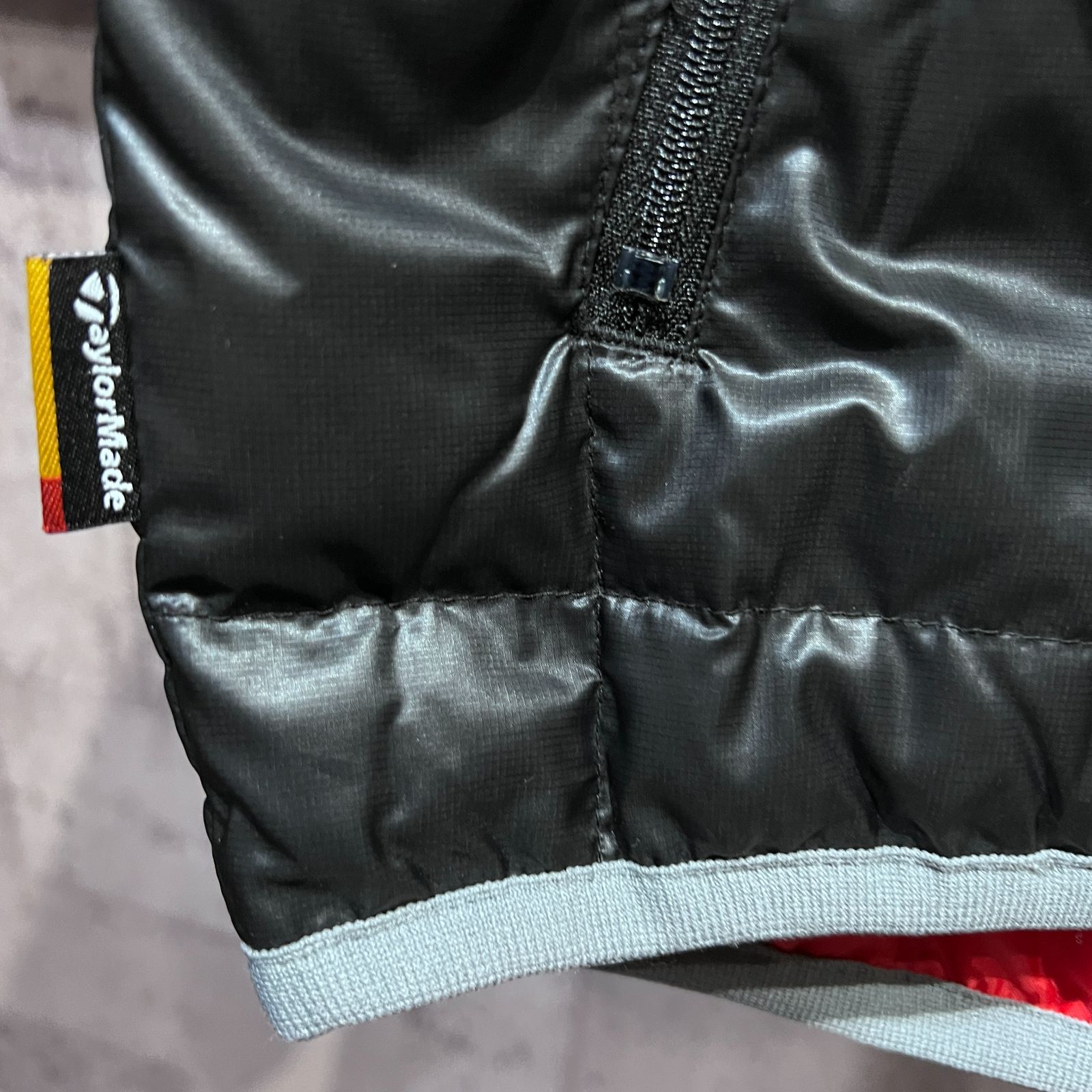 美品 テーラーメイド 半袖 ダウンジャケット M メンズ ブラック