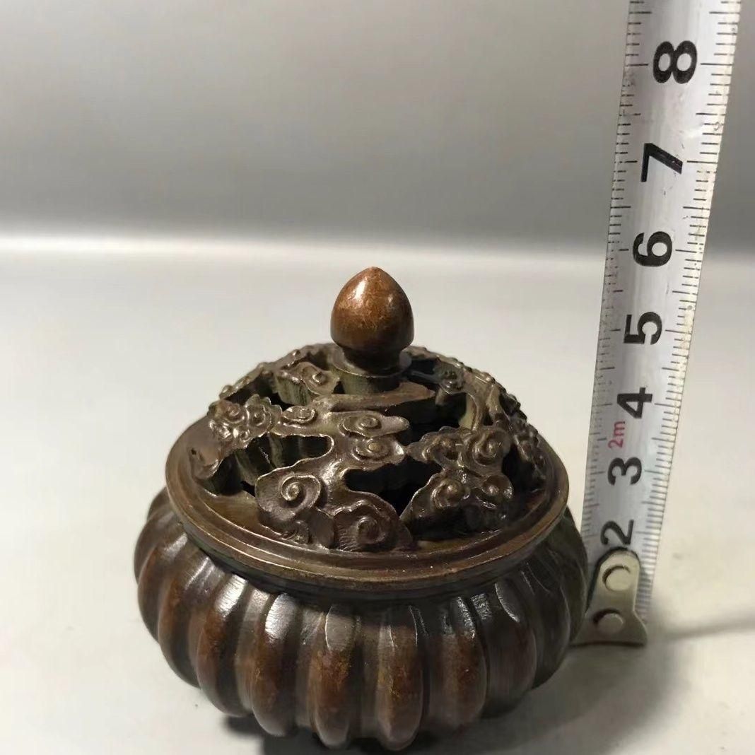 かぼちゃ香炉 装飾品 現代工芸品 美術品 置物