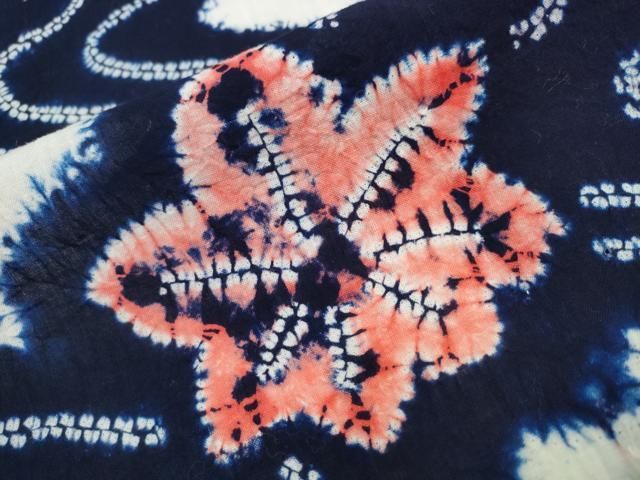 平和屋着物∴夏物 浴衣 有松鳴海絞り 竜田川 綿 逸品 CAAW0914ng  