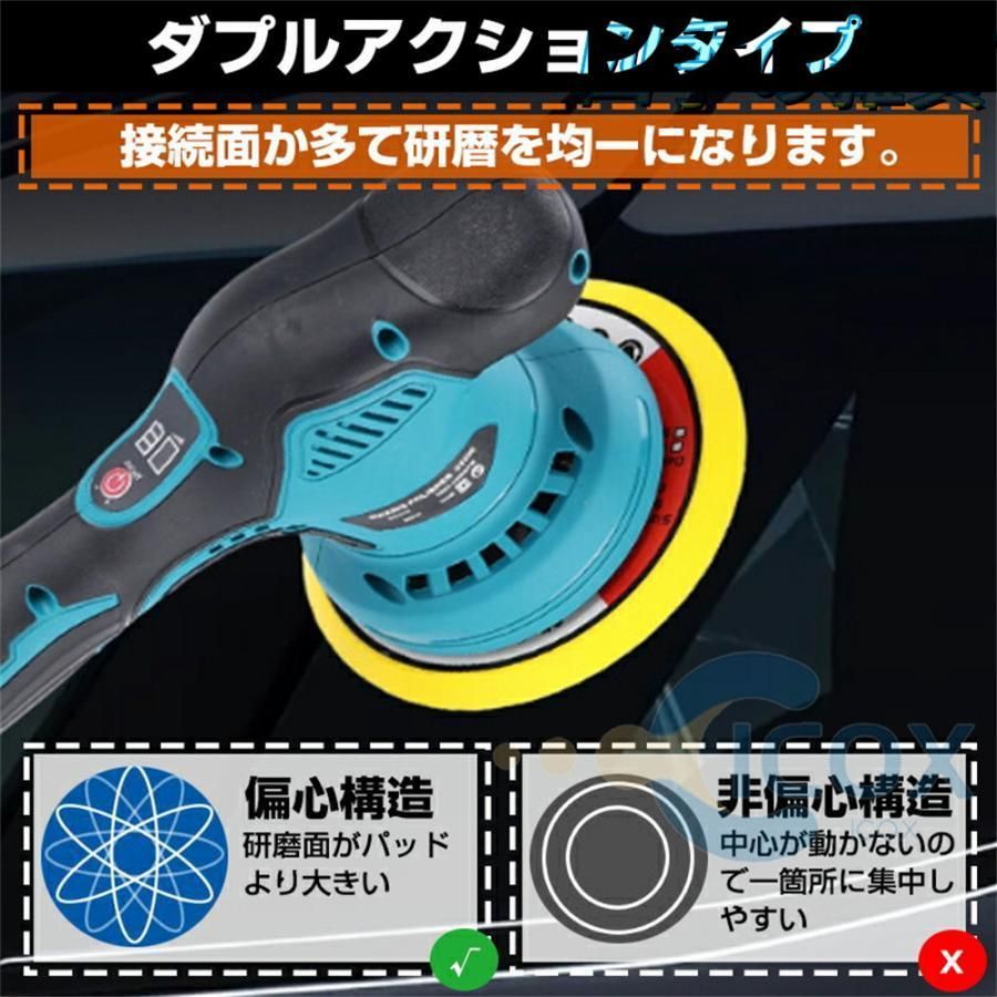 ダブルアクションポリッシャー 6段階変速