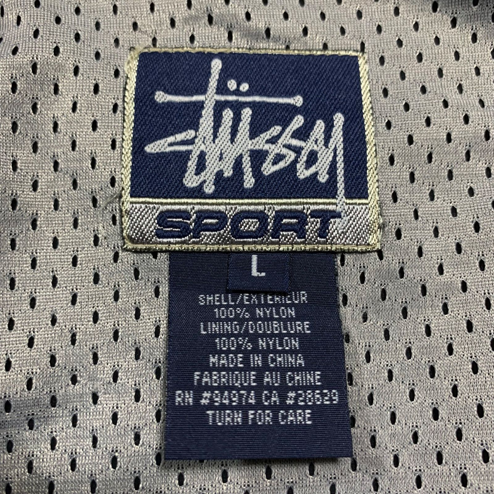 STUSSY ステューシー 90s リフレクタージップアップナイロンフーデッドジャケット フーディー オールドステューシー oldstussy オールドスケート oldskate