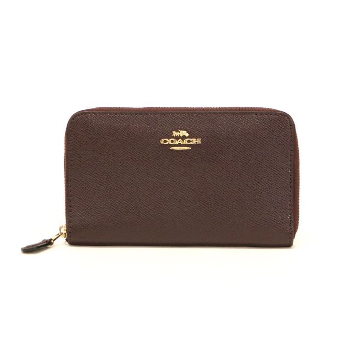 コーチ COACH ラウンドファスナー二つ折り財布 メンズ（コーチ COACH 