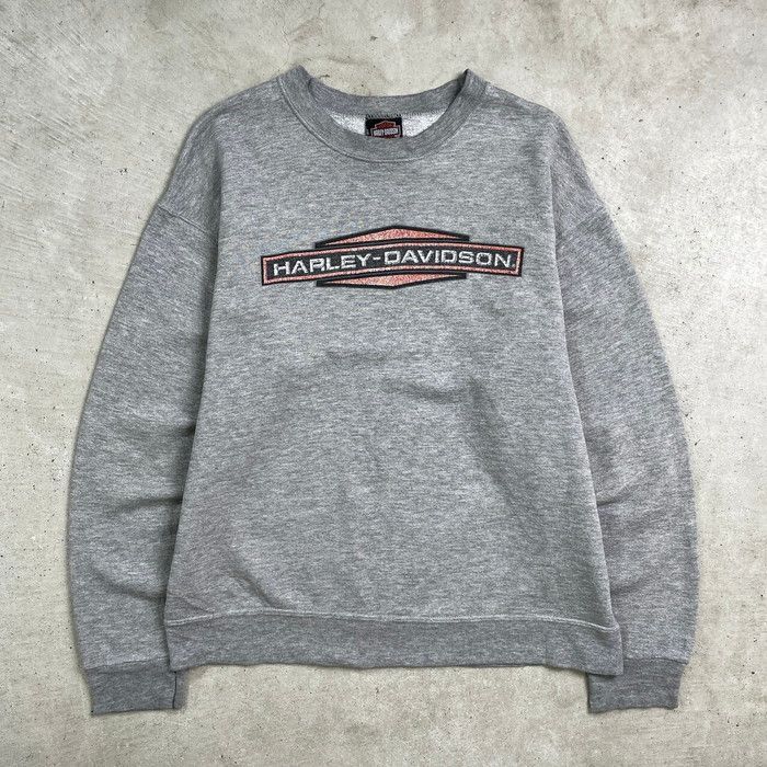 00年代 Harley-Davidson ハーレーダビッドソン 両面プリント スウェットシャツ メンズM 