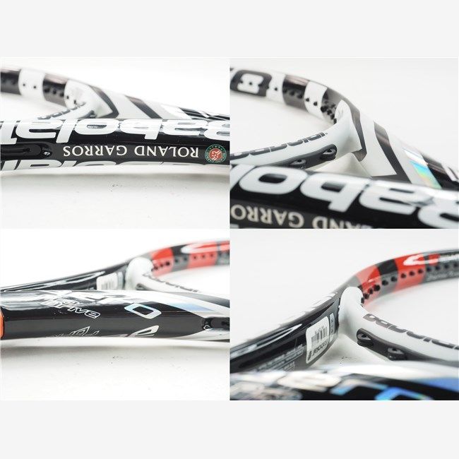 中古 テニスラケット バボラ アエロプロ ドライブ フレンチオープン 2012年モデル (G2)BABOLAT AERO PRO DRIVE FRENCH OPEN 2012 Babolat Aeropro Drive GT Roland Garros French Open 2012, 4 1