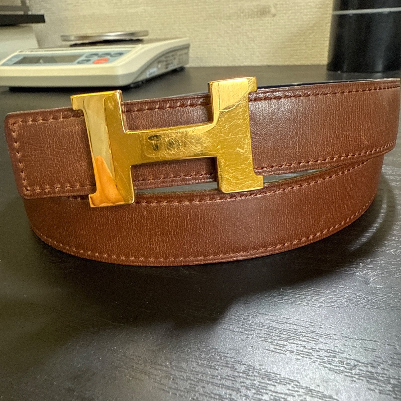 HERMES エルメス　ミニコンスタンスリバーシブルベルト70 ゴールド　美品 HERMES エルメス ミニコンスタンスリバーシブルベルト70 ゴールド