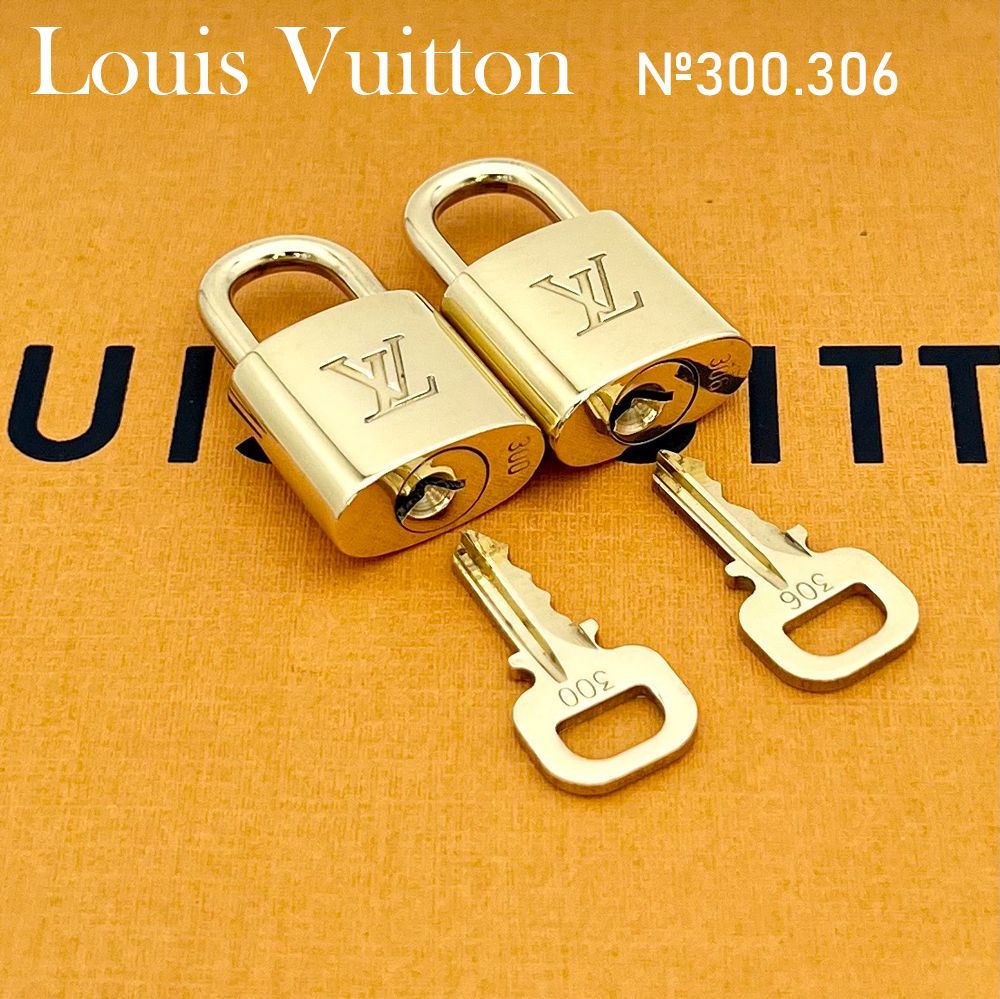 上美品】ルイヴィトン Louis Vuitton カデナ 南京錠 キー No.300 No 