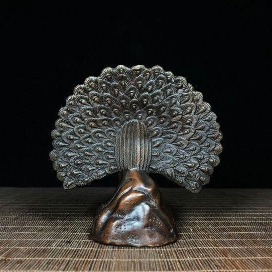 クジャク   置物 装飾品 現代工芸品美術品 クジャク 置物 装飾品 現代工芸品美術品 クジャク 置物 装飾品 現代工芸品