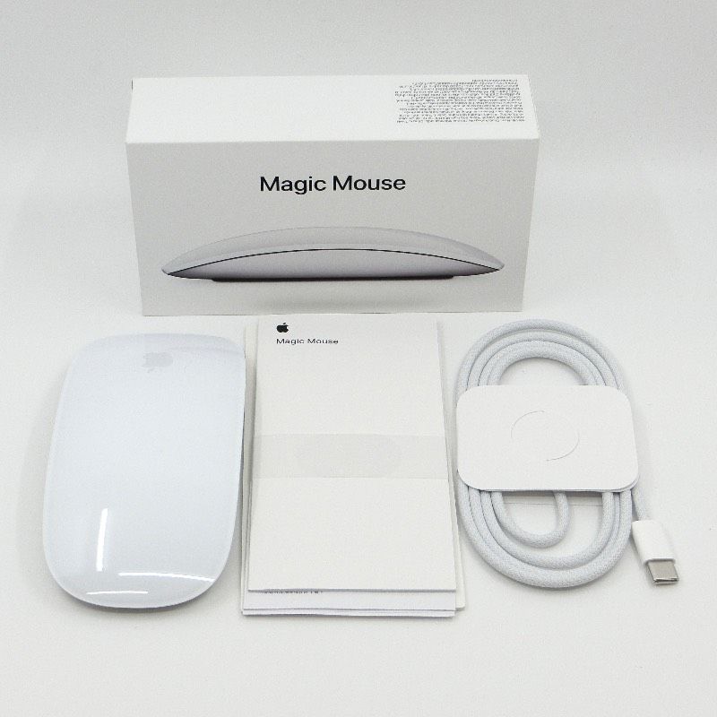 中古美品】 Apple Magic Mouse(USB-C) MXK53ZA/A ホワイト #9303