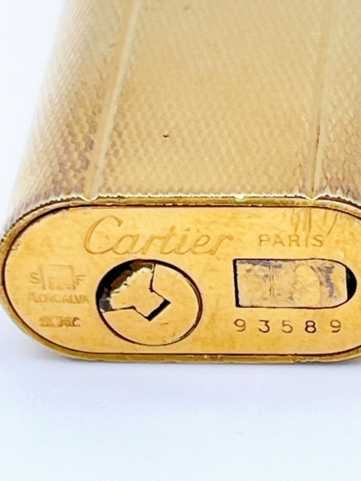 Cartier|カルティエ ガスライター ゴールド 20μ 93589 ヴィンテージ AT124