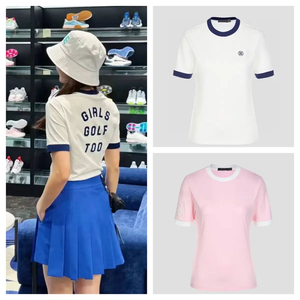 ジーフォア G/FORE ゴルフ レディースウェア Tシャツとスカートセット ジーフォア G/FORE ゴルフ レディースウェア Tシャツとスカート