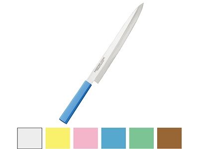 片岡製作所 抗菌 柳刃 マスターコック ピンク 21cm MCYK210P(031749-009)