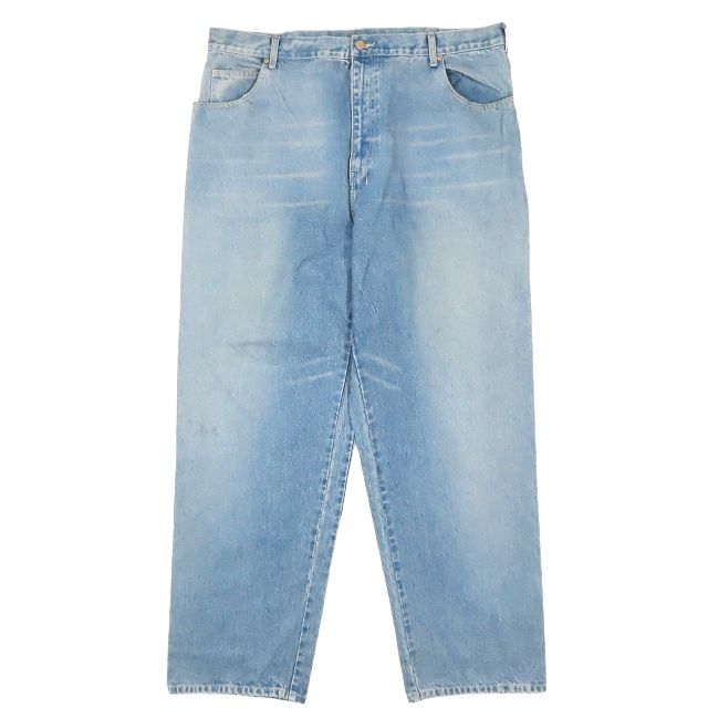90s 00s Vintage sean john ショーン ジョン デニム パンツ ワイド ジーンズ オールド ビンテージ アーカイブ archive サイズ42 インディゴ ブルー 青 メンズ YBA11