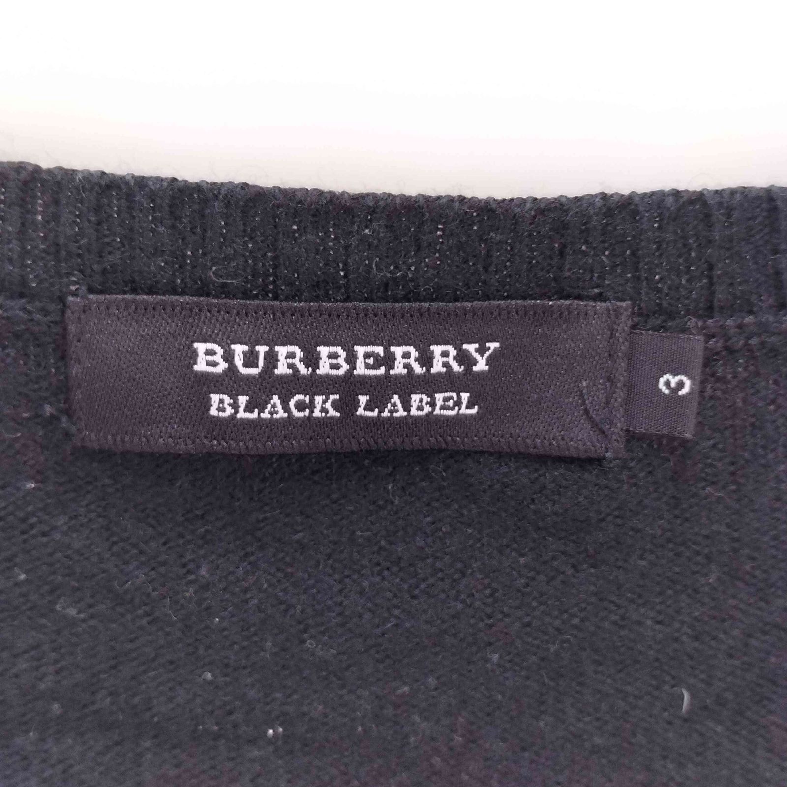 バーバリーブラックレーベル BURBERRY BLACK LABEL ホース刺繍