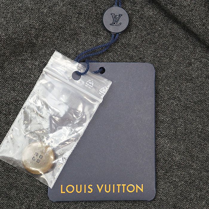 【RHM】ルイ・ヴィトングレー ロゴパターン 新品同様】LOUIS VUITTON ルイ・ヴィトン カーディガン 2023SS