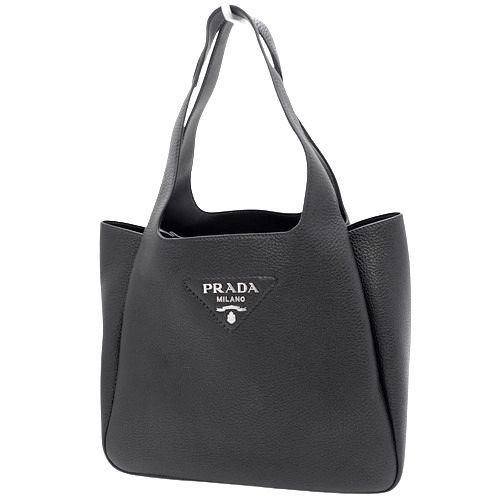 PRADA(プラダ) ミディアム トートバッグ ハンドバッグ レザー ネロ ブラック黒 シルバー金具  1BG335_2DKV_F0002_V_OOM(2024年2月現在現行品) レディース 40802076441【中古】【アラモード】 - メルカリ