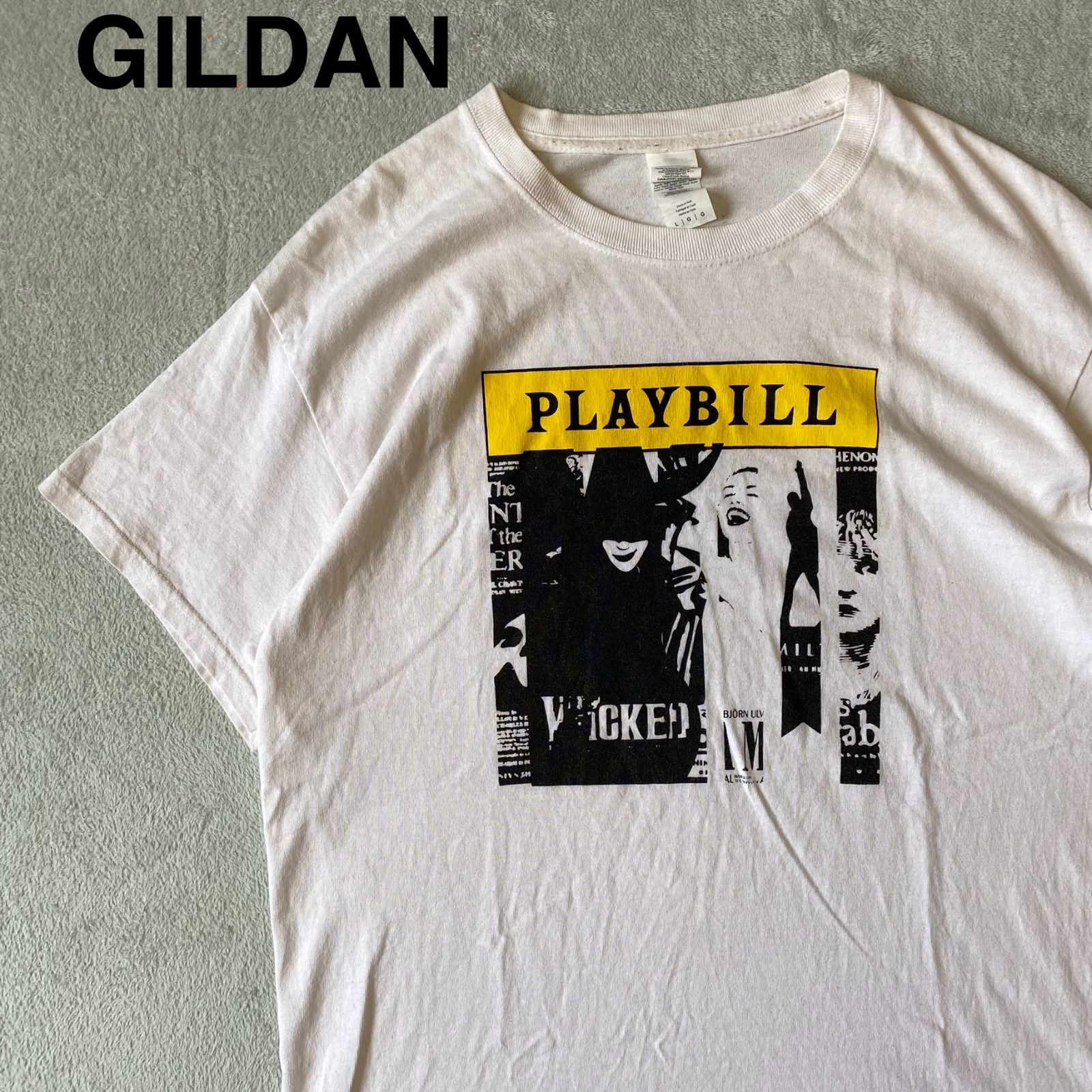 希少 PLAYBILL プレイビル オペラ座の怪人 Tシャツ GILDAN】PLAYBILL  