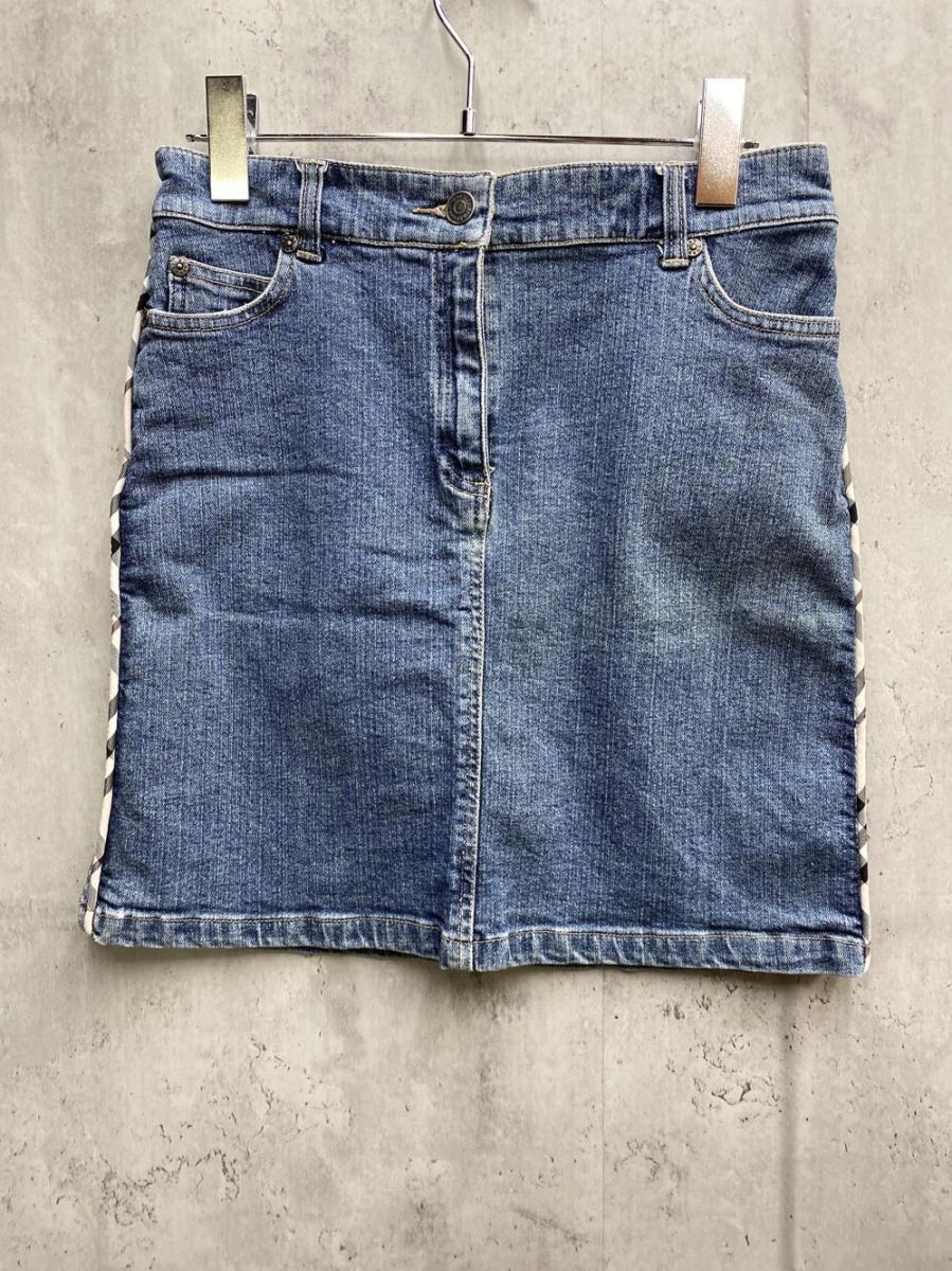 BURBERRY　デニムスカート BURBERRY denimskirt - メルカリ