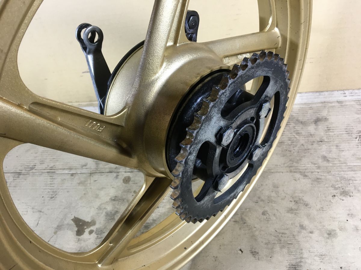 YB125SP YBR125 前後 ホイール セット 限定 ゴールド 組み換え