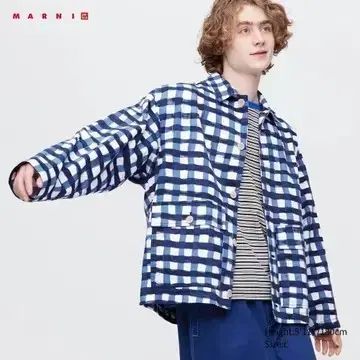 MARNI×UNIQLO チェック オーバーサイズ ユーティリティジャケット M ユニクロ×マルニ】のメンズ服買うなら「チェックアウター」！ | VERY