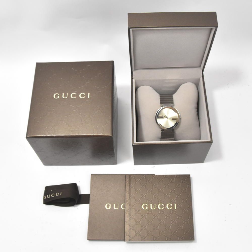 GUCCI【グッチ】インターロッキングGYA133308 Gucci-Interlocking-Steel-