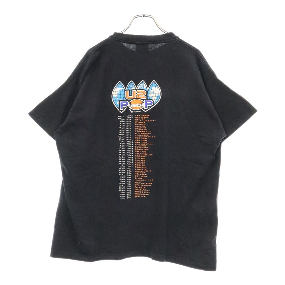 90s U2 POP MART 97 TOUR Tee バンt ビンテージT Vintage U2 1997 Pop Mart Tour Double-Side Green Single