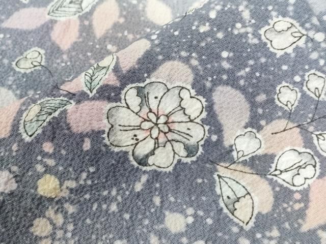 平和屋着物○訪問着 手描き 辻が花 暈し染め 正絹 逸品 CAAU1795yc