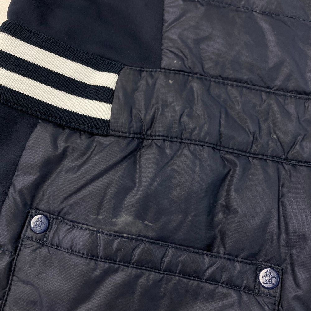 美品　Munsing wear ノースリーブダウンワンピース MUNSING WEAR マンシングウェア ノースリーブ ダウン切替